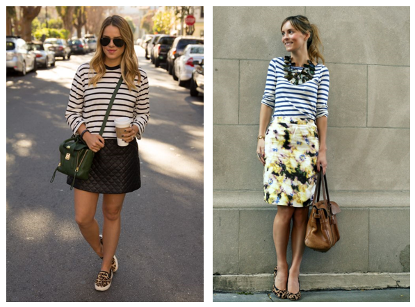 Mixing Prints: Stripes and Leopard